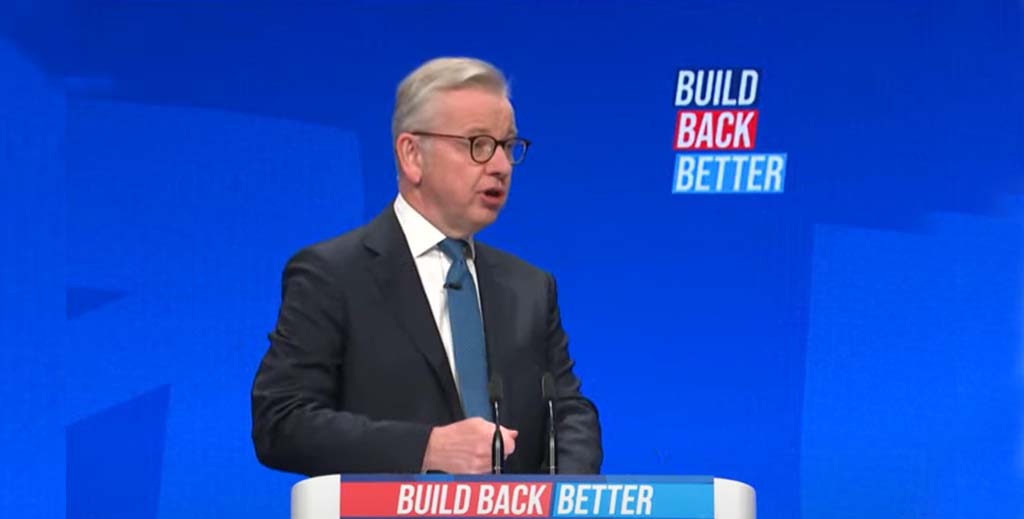 BREAKING: Gove conference speech side-lines housing as ‘levelling up’ takes over - https://roomslocal.co.uk/blog/breaking-gove-conference-speech-side-lines-housing-as-levelling-up-takes-over #conference #speech #side #lines #housing